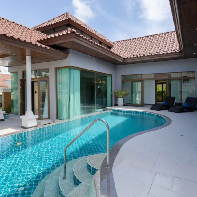 A004 Ocean Palms Villa 现房别墅 两卧别墅面积 价格2799万泰铢