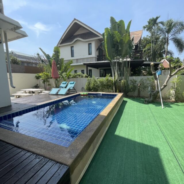 R132 Baan Nacha Pattaya City 4Bed 3Bath Rental price 60000 baht