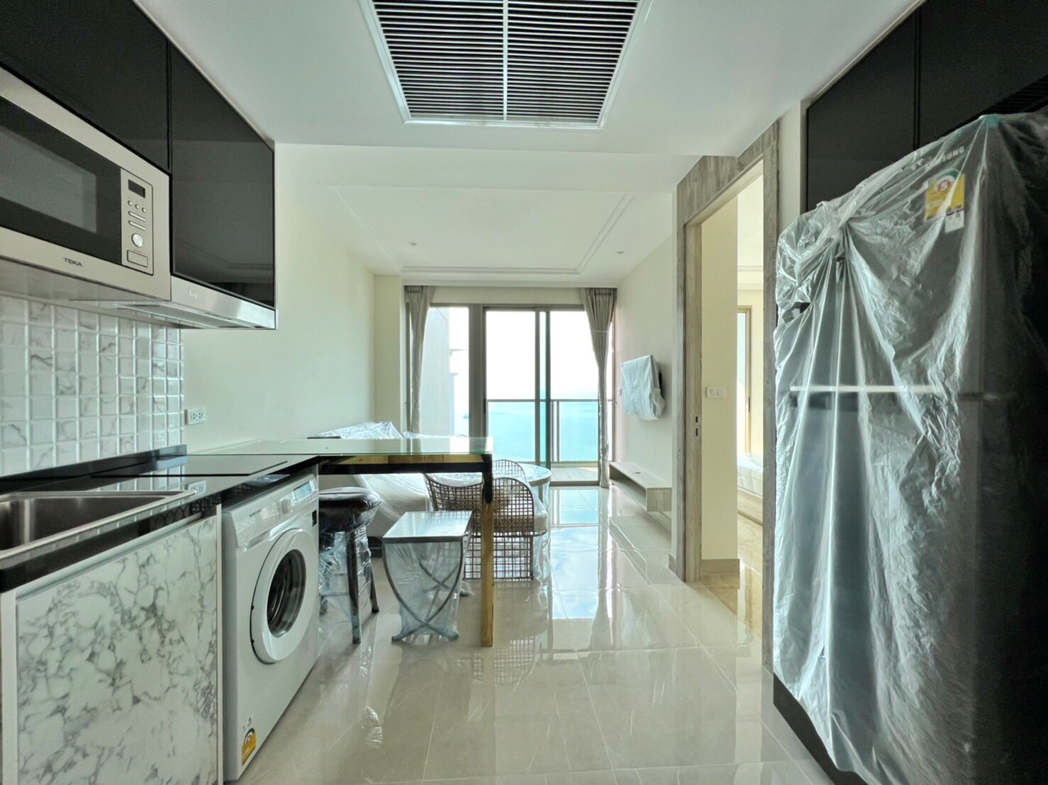 R135 Riviera Monaco Na Jomtien  sea view 1 bedroom 42sqm Rental Price 28000 baht